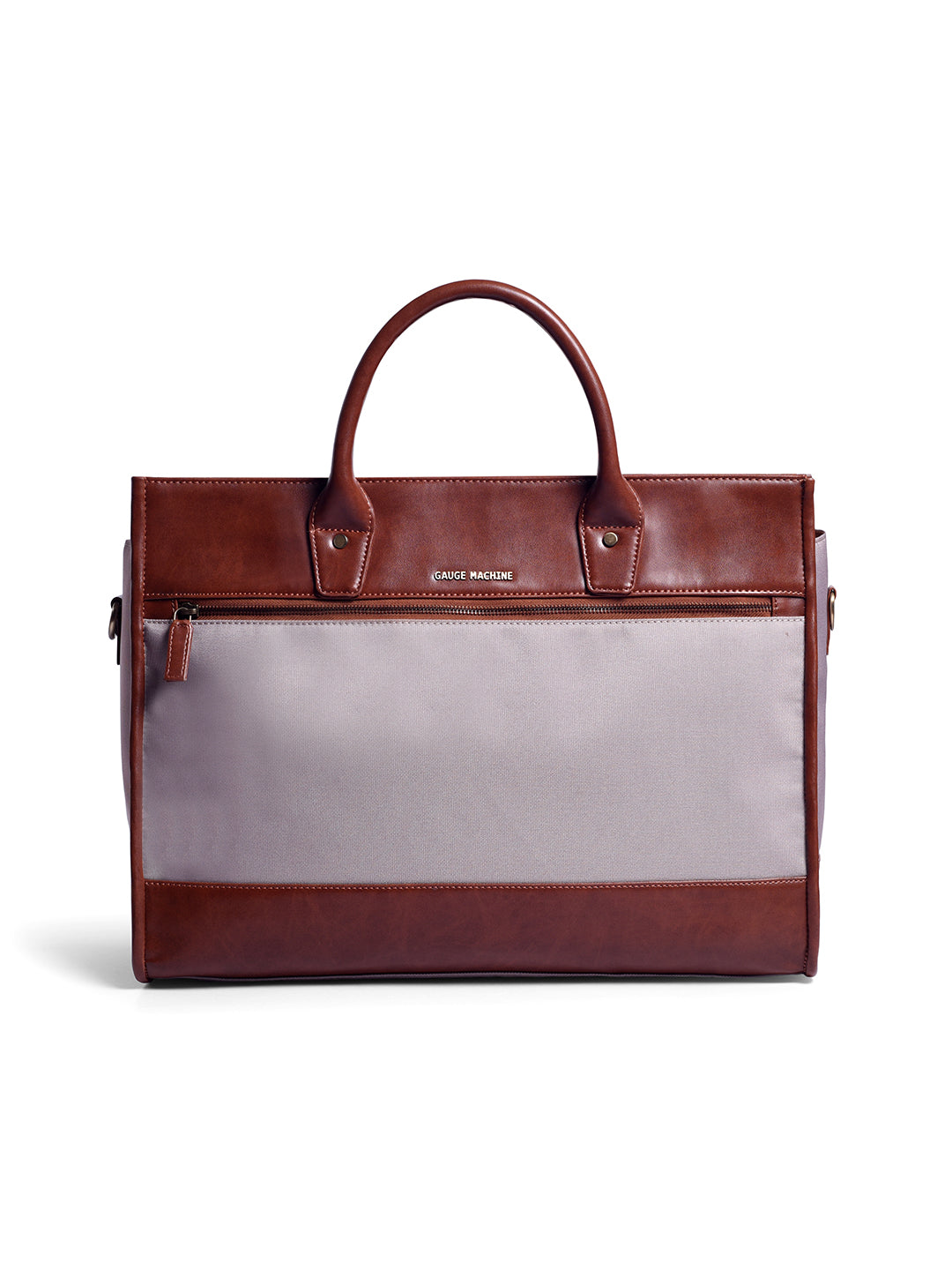 Gauge Machine Beige Carry-Duffle Bag