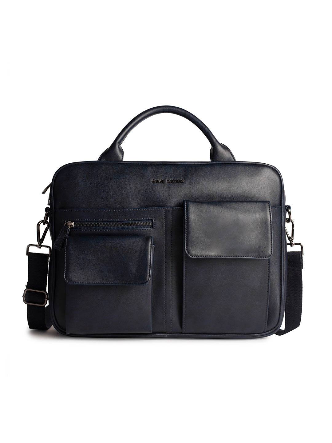 Gauge Machine 16" Navy Laptop Bag with Detachable Strap