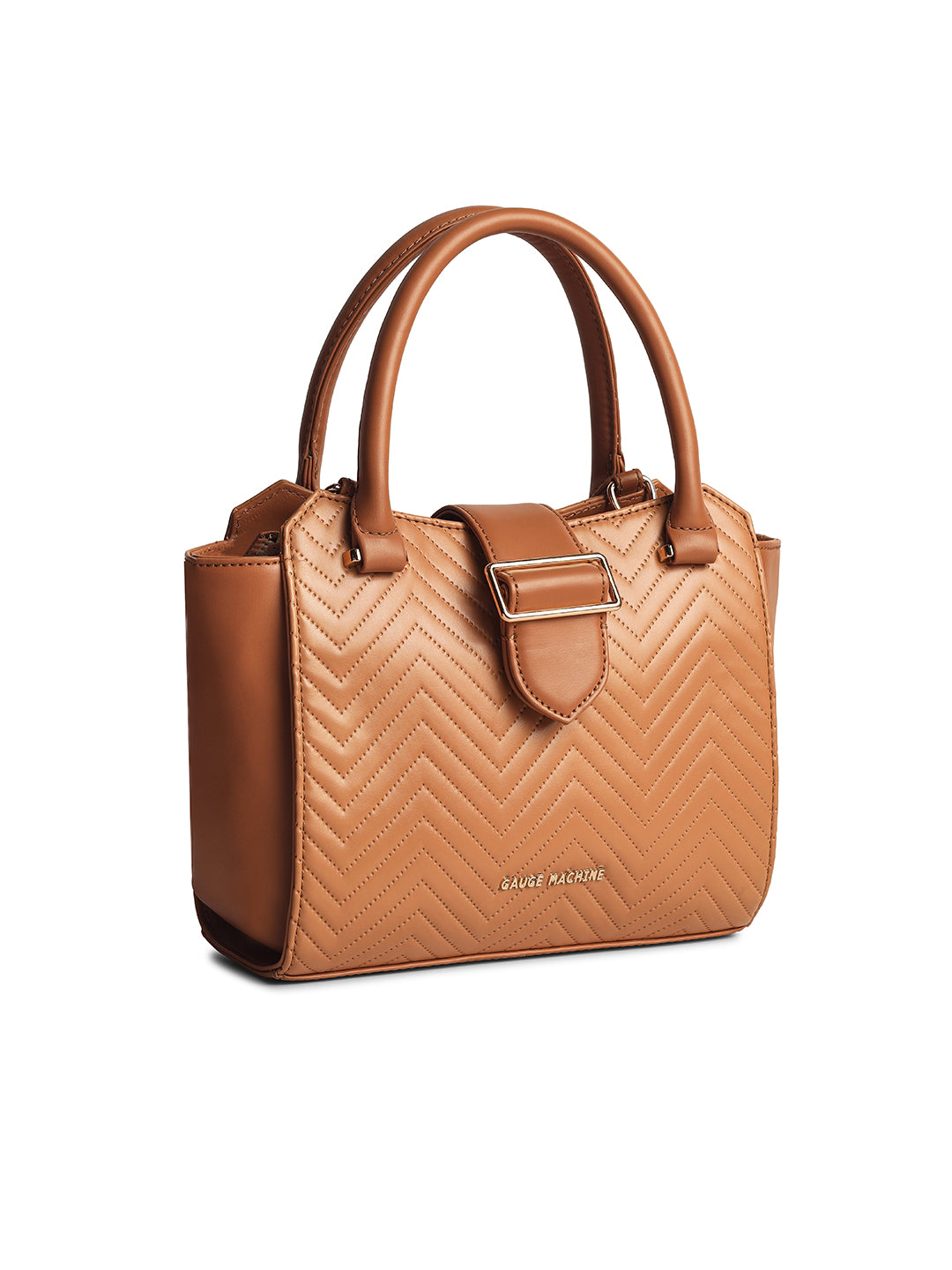 Gauge Machine Beige Lumin Luxe Sling Bag