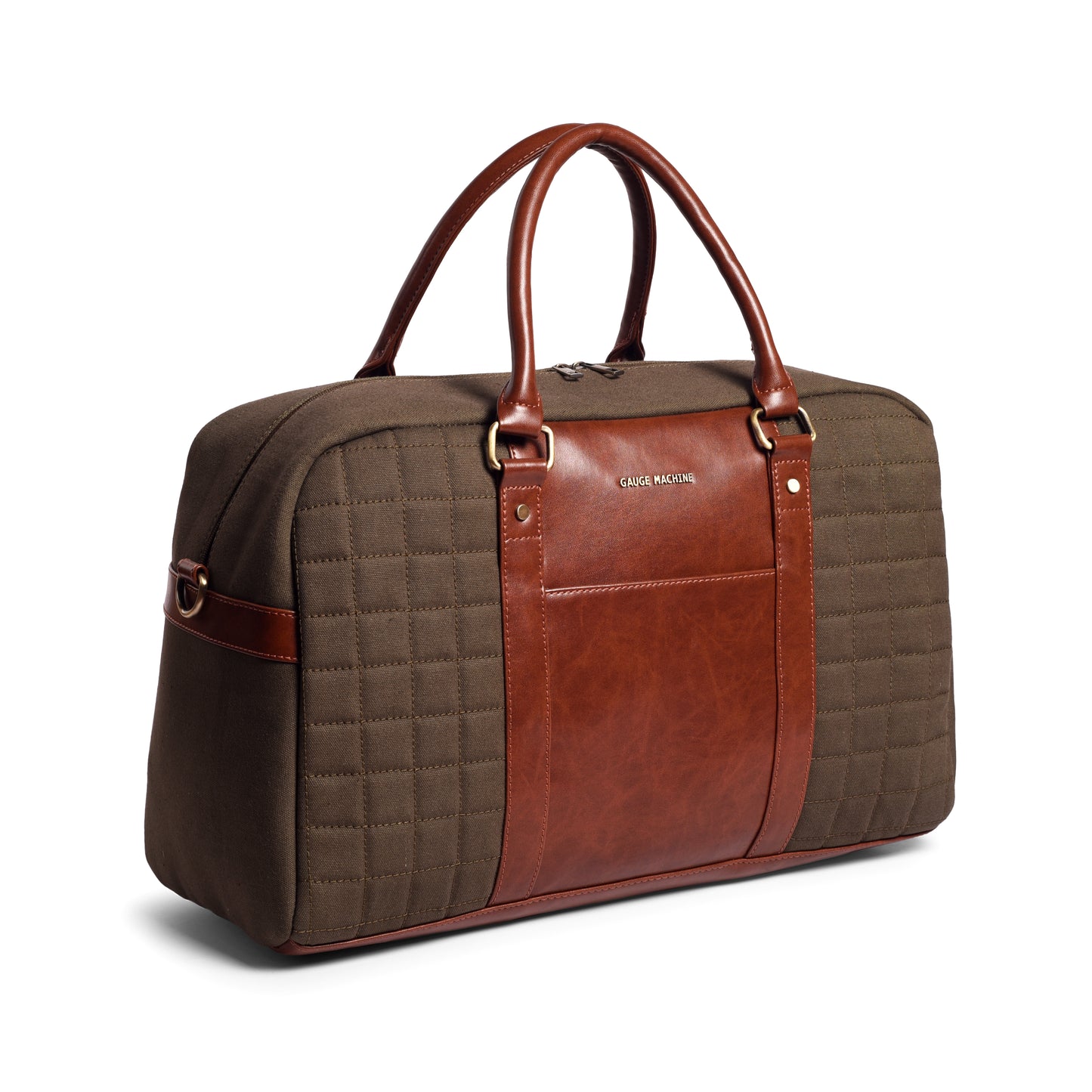 Gauge Machine Brown Haversack Duffle Bag