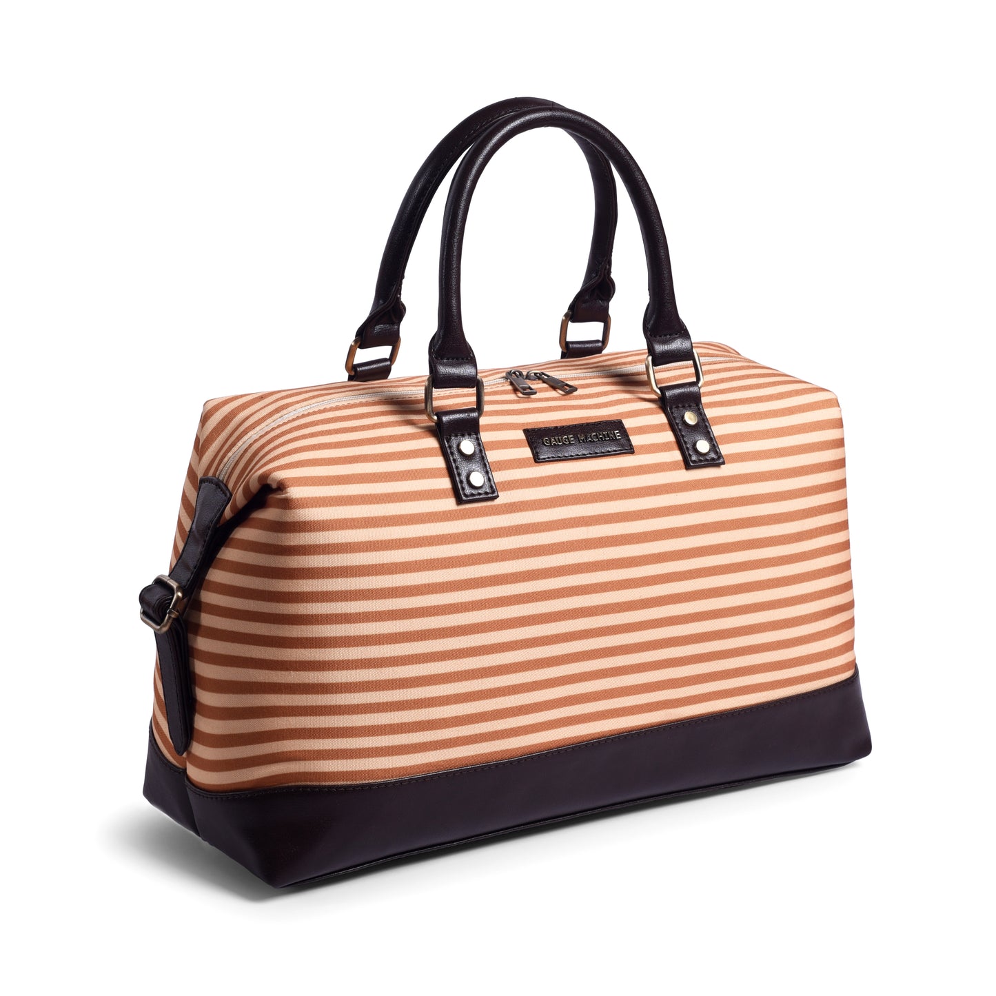 Gauge Machine Yellow Stripped Beach Duffle Bag
