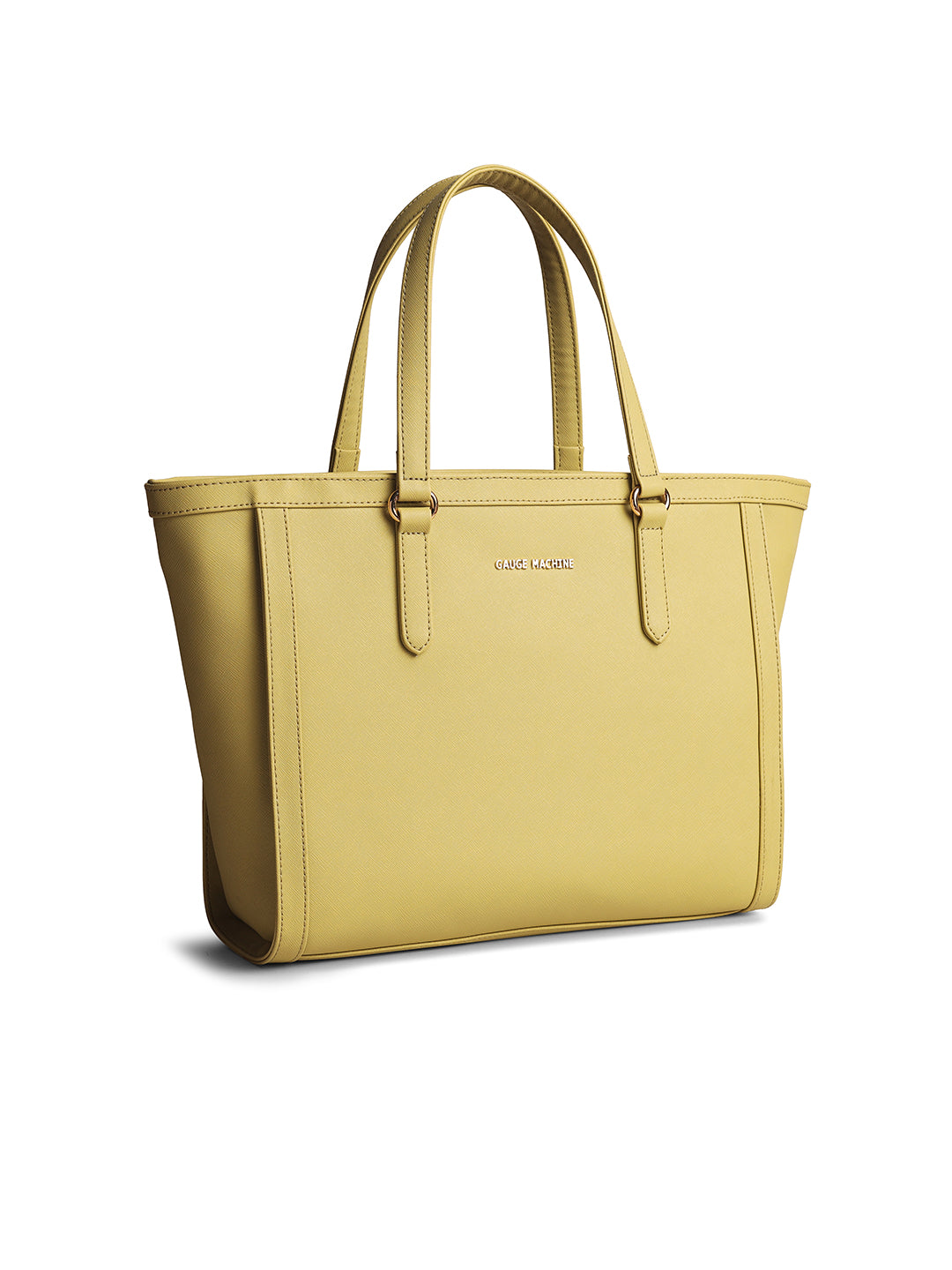 Gauge Machine Nude Saffiano Symphony Tote Bag