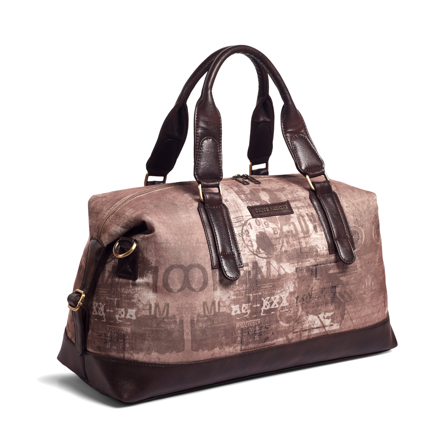 Gauge Machine Brown Duffle Day Bag