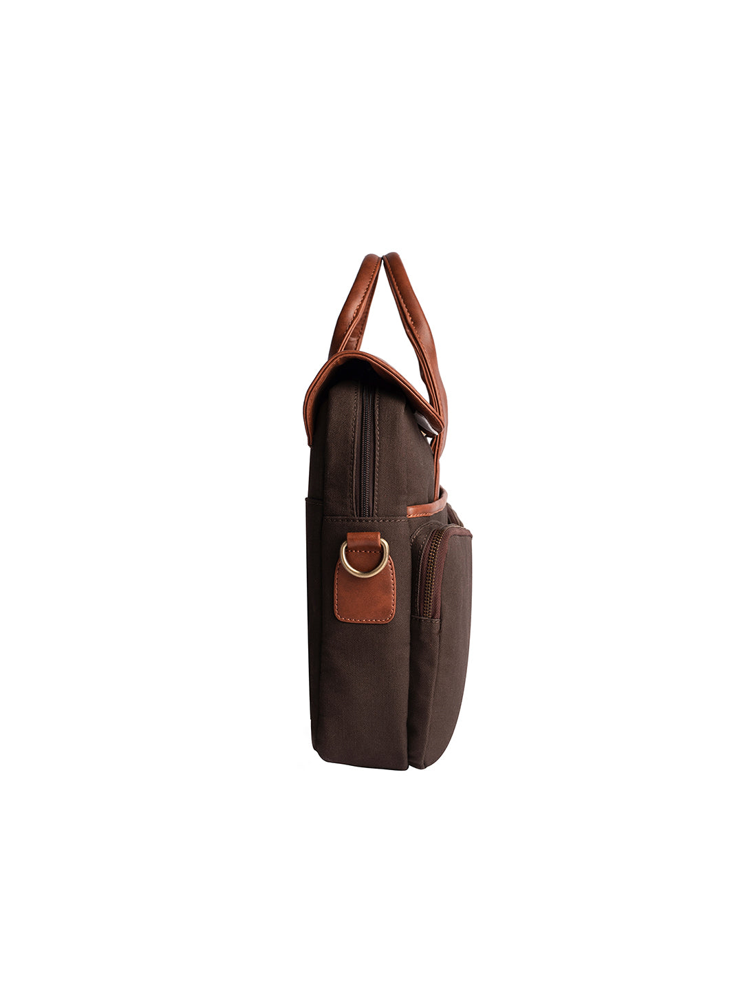 Gauge Machine 16" Brown Laptop Bag with Detachable Strap