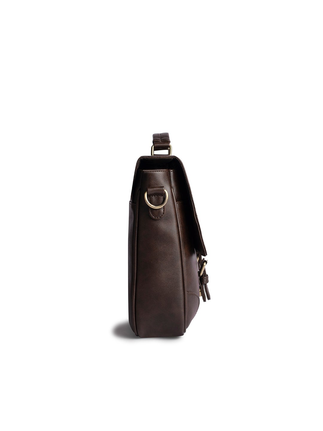 Gauge Machine 16" Brown Laptop messenger Bag with Detachable Strap