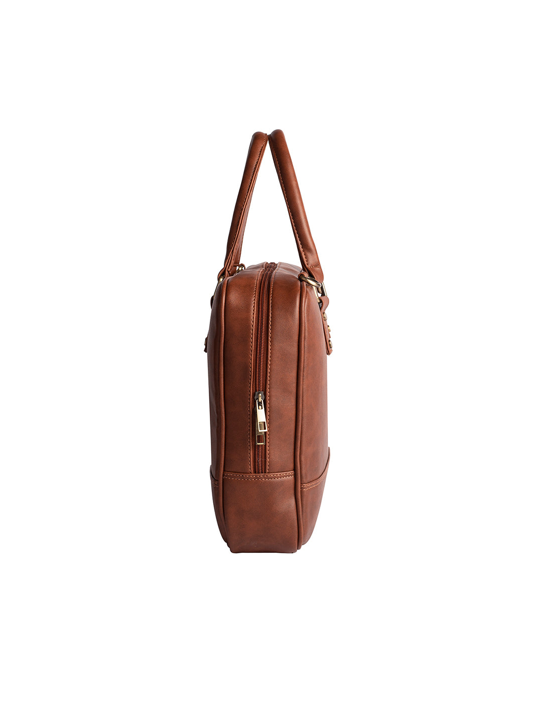 Gauge Machine 16" Tan Laptop Bag with Detachable Strap