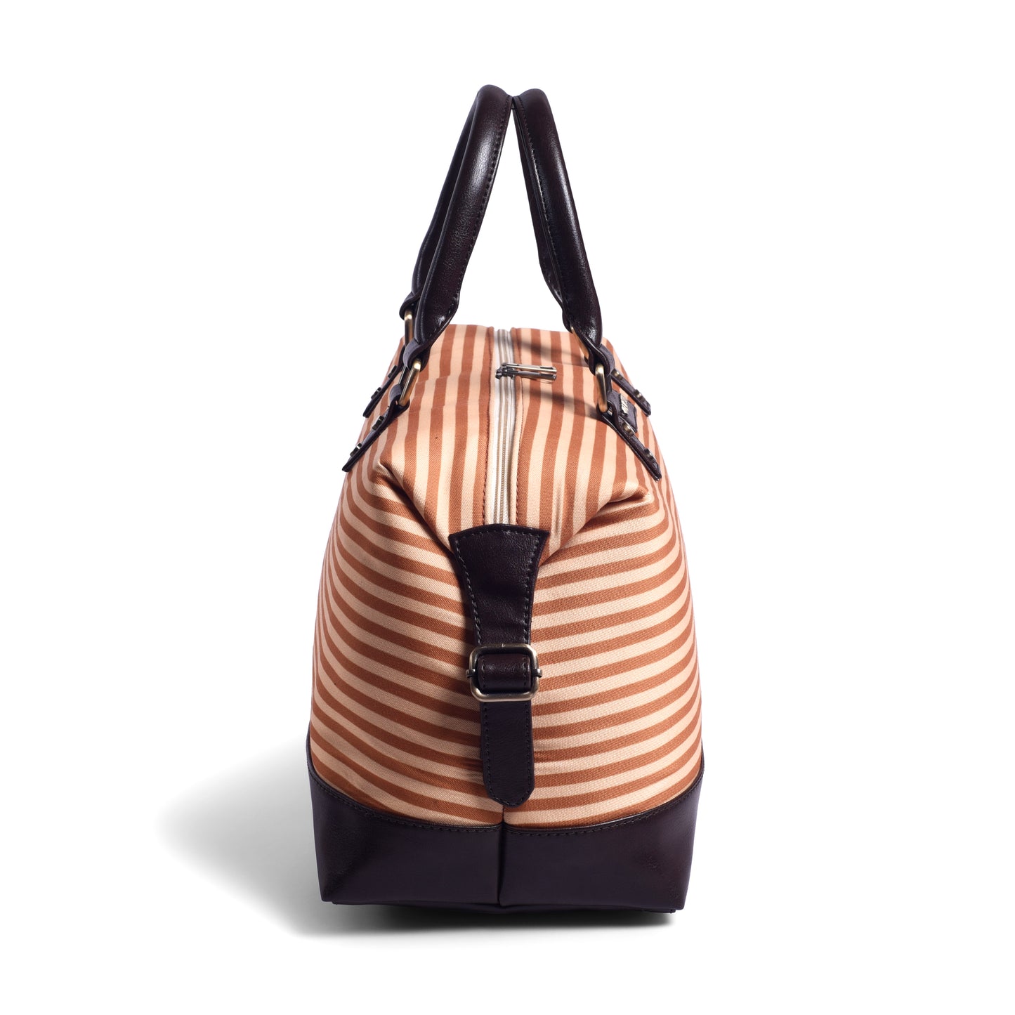 Gauge Machine Yellow Stripped Beach Duffle Bag