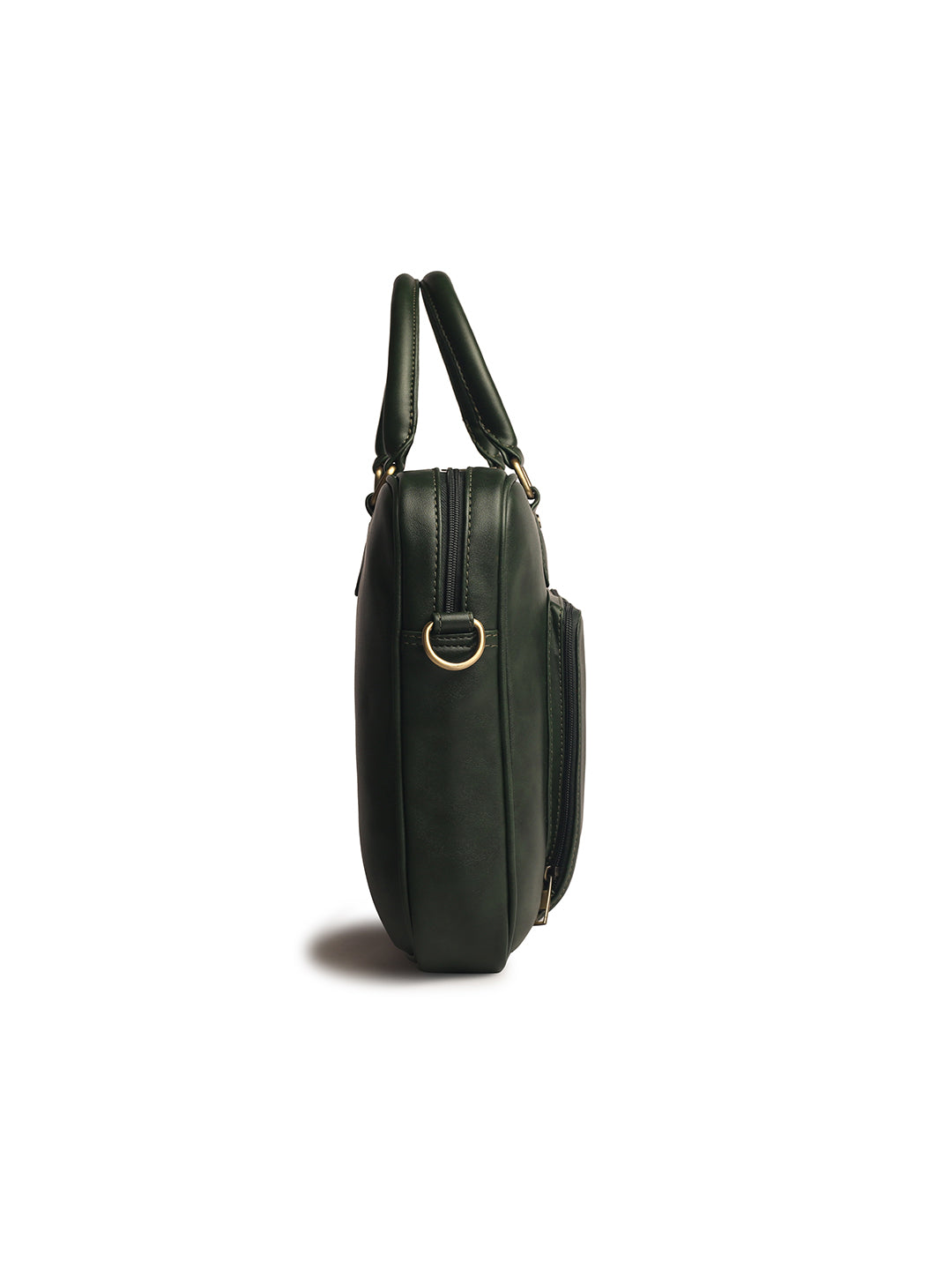 Gauge Machine 16" Olive Laptop Messenger Bag with Detachable Strap