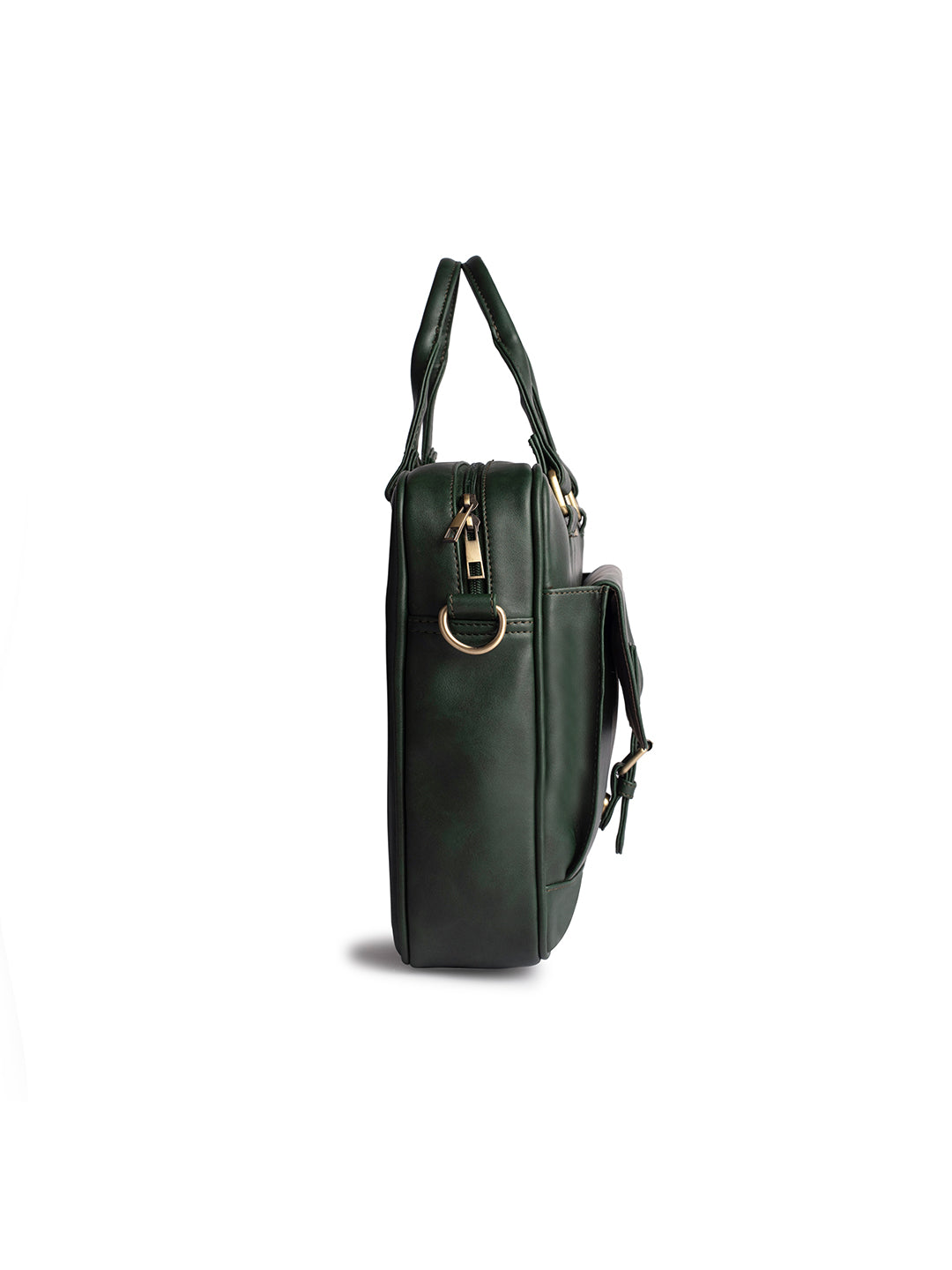 Gauge Machine 16" Olive Green Laptop Bag with Detachable Strap