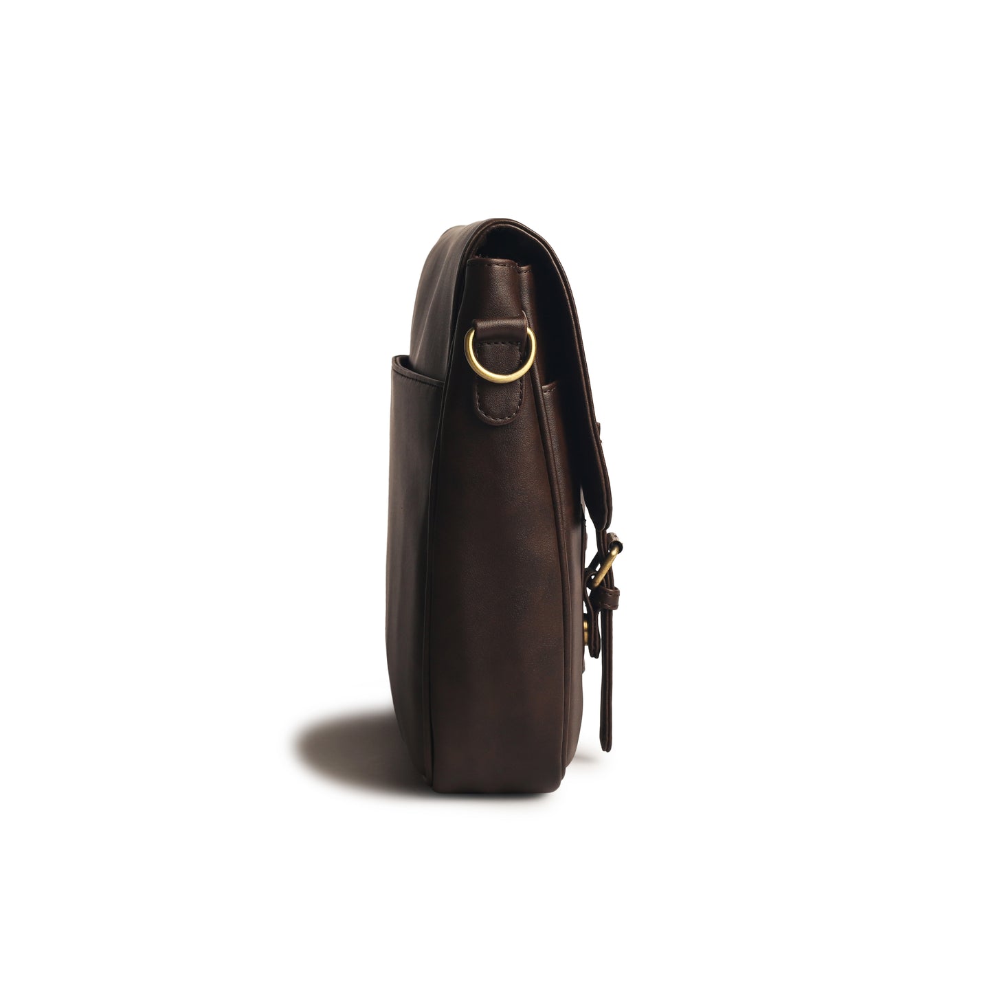 Gauge Machine 16" Brown Laptop Bag with Detachable Strap