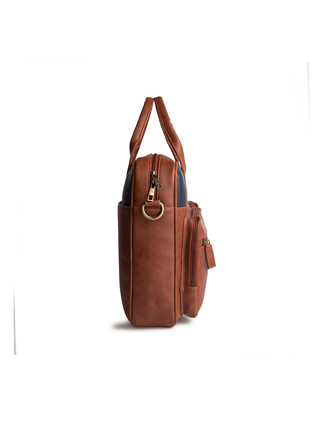 Gauge Machine 16" Tan Laptop Bag with Detachable Strap
