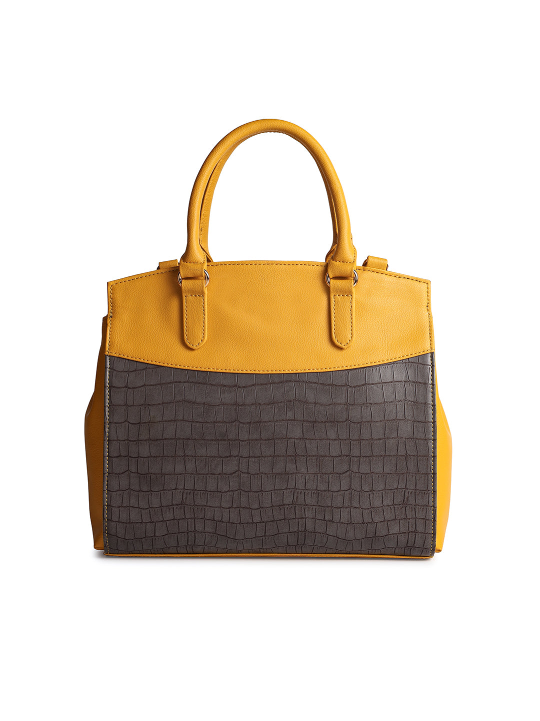 Grandeur yellow Handbag
