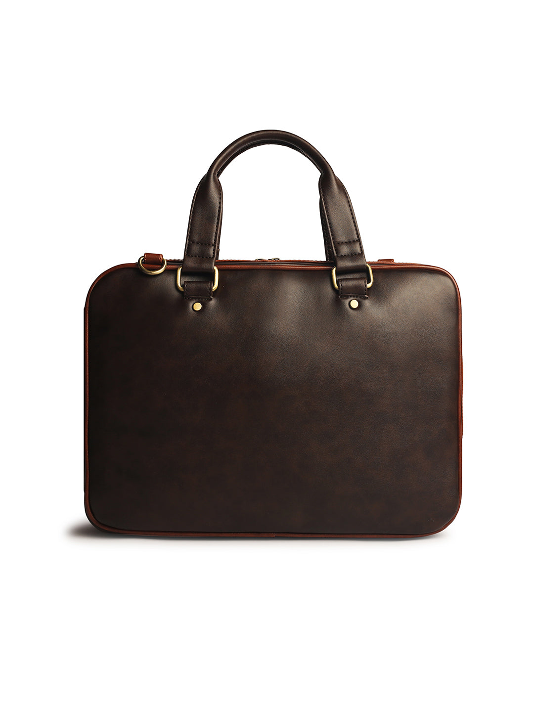 Gauge Machine 16" Brown Laptop messenger Bag with Detachable Strap