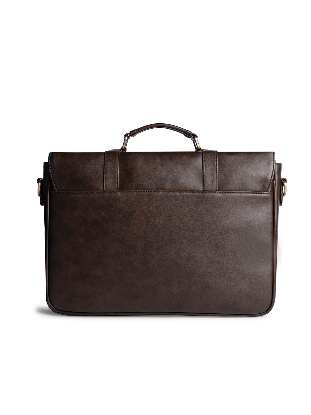 Gauge Machine 16" Brown Laptop messenger Bag with Detachable Strap