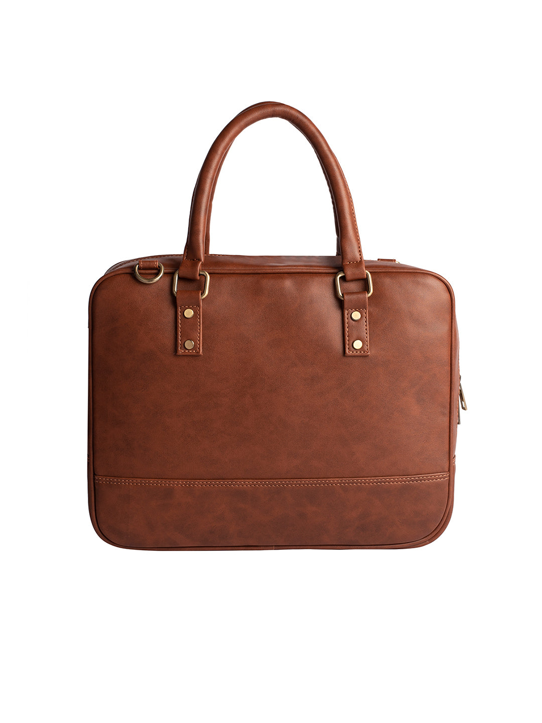 Gauge Machine 16" Tan Laptop Bag with Detachable Strap