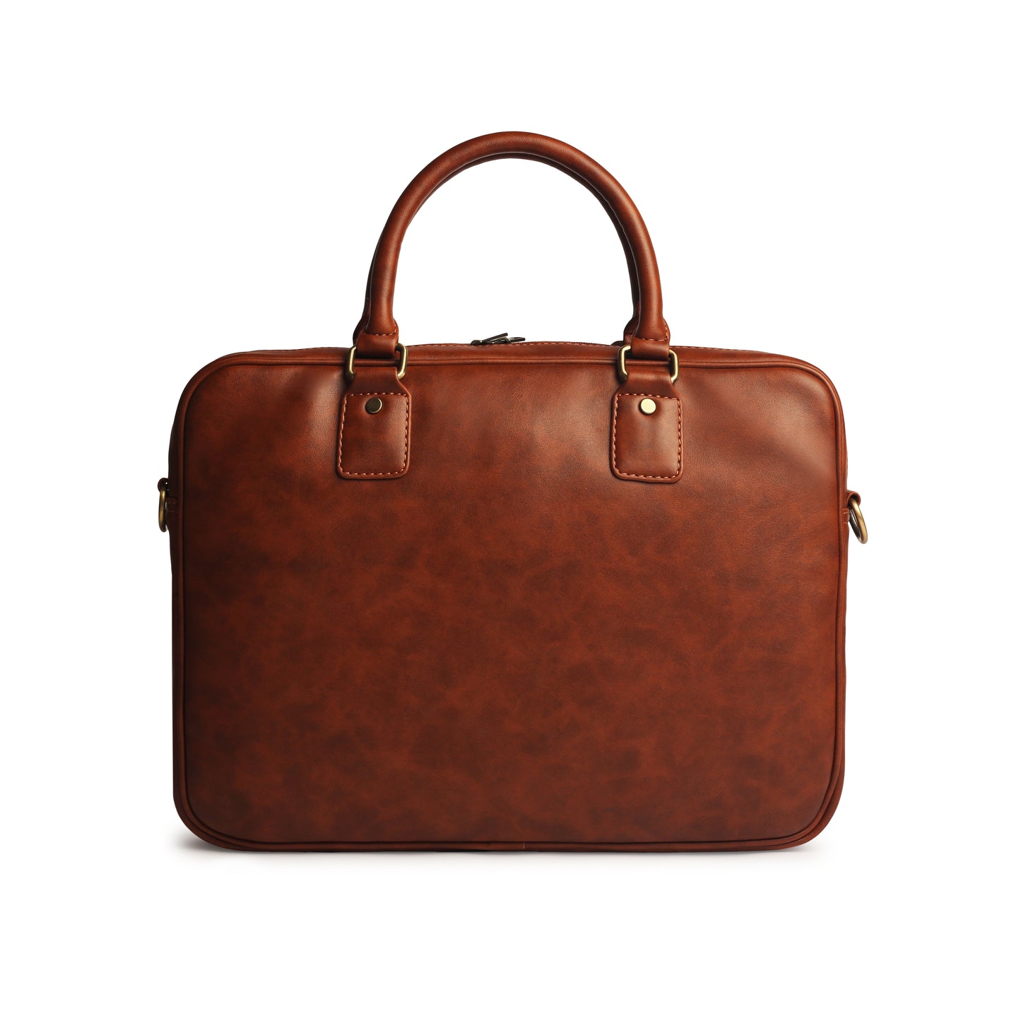 Gauge Machine 16" Dark Tan Laptop Messenger Bag with Detachable Strap