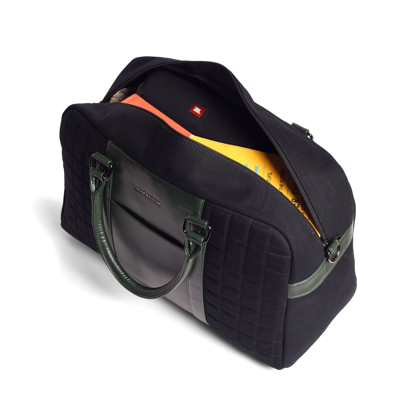 Gauge Machine Black Haversack Duffle Bag