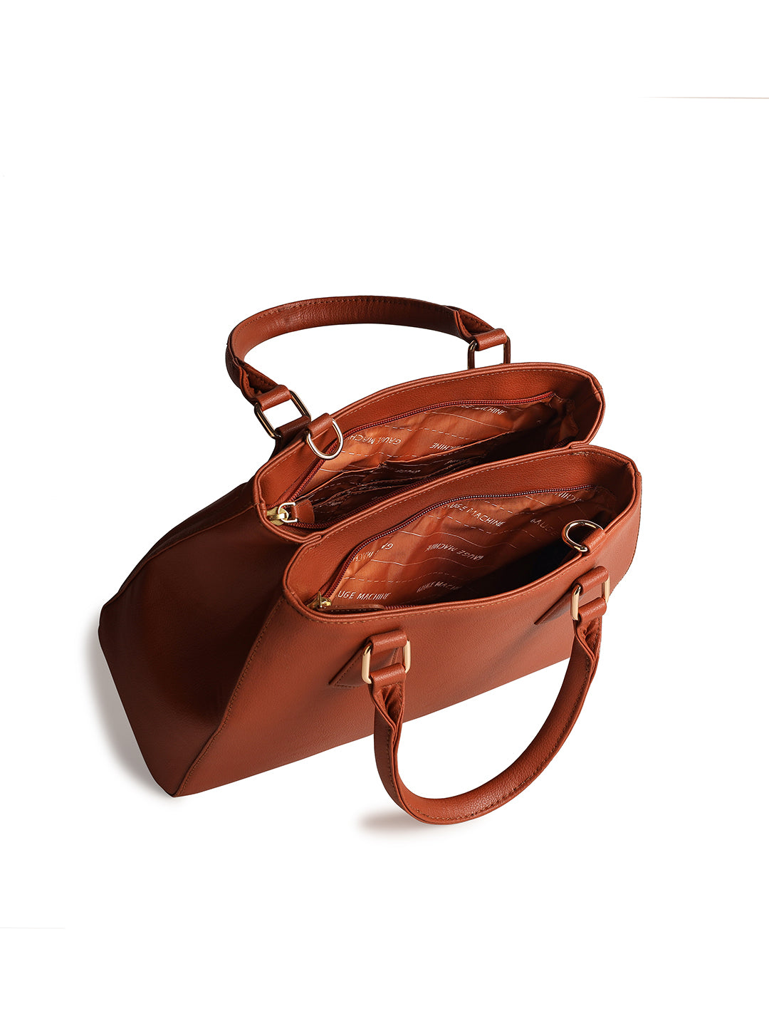 Enigma Tan Handbag