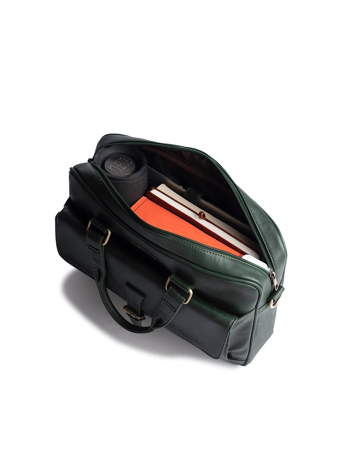 Gauge Machine 16" Olive Green Laptop Bag with Detachable Strap