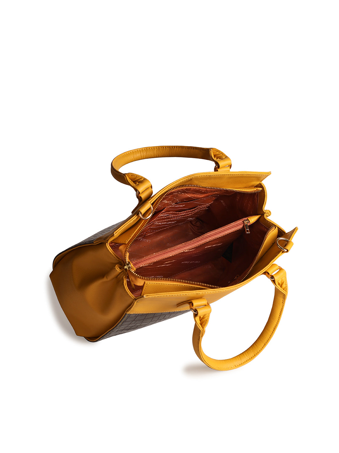 Grandeur yellow Handbag