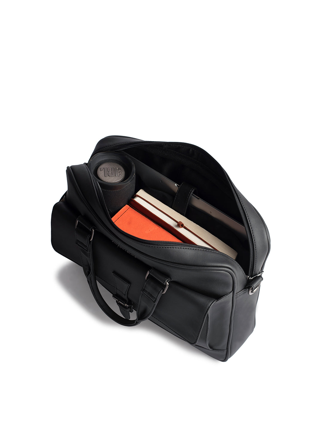 Gauge Machine 16" Black Laptop Bag with Detachable Strap