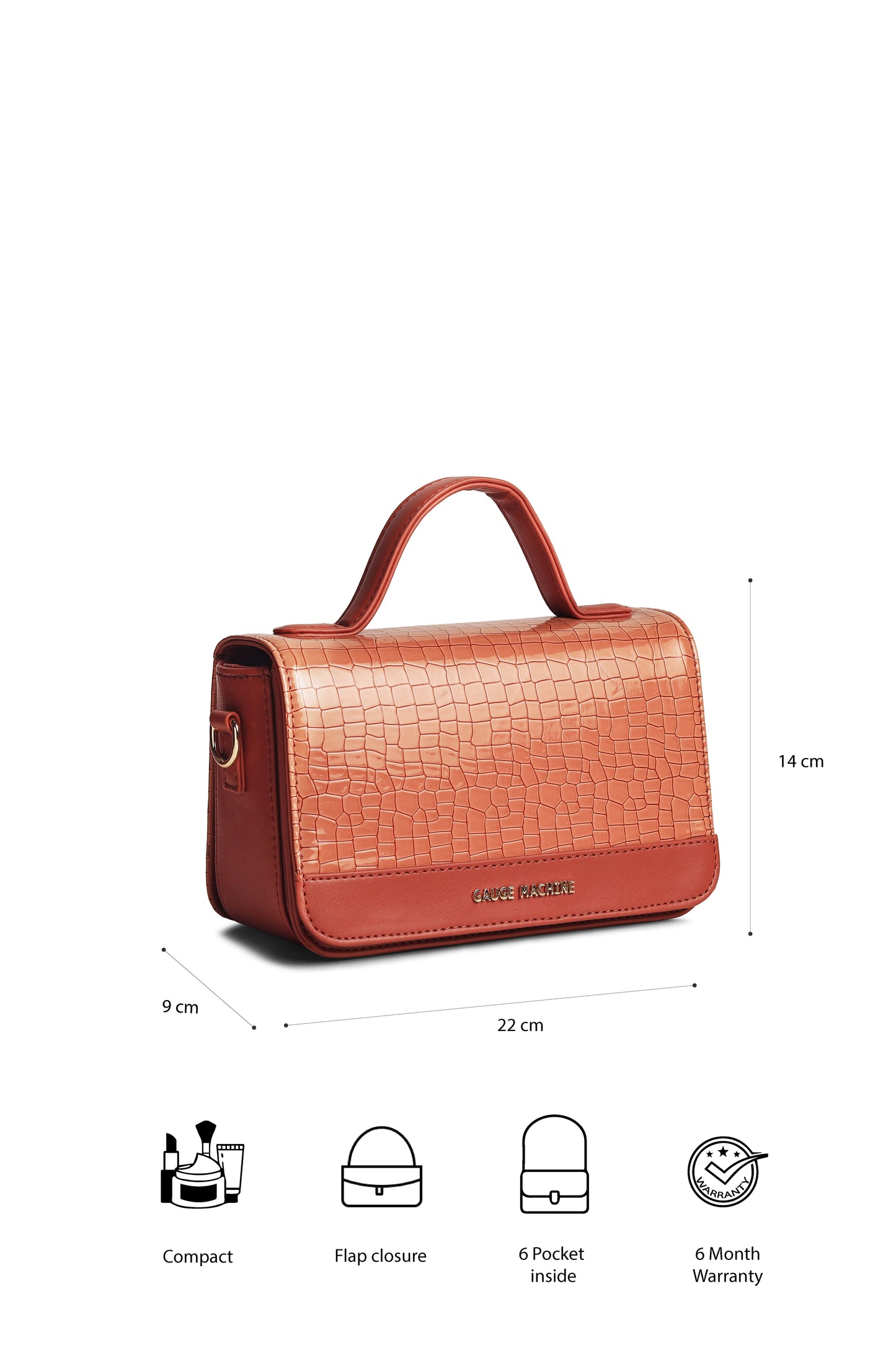 Gauge Machine Plush Nude Sling Hand Bag