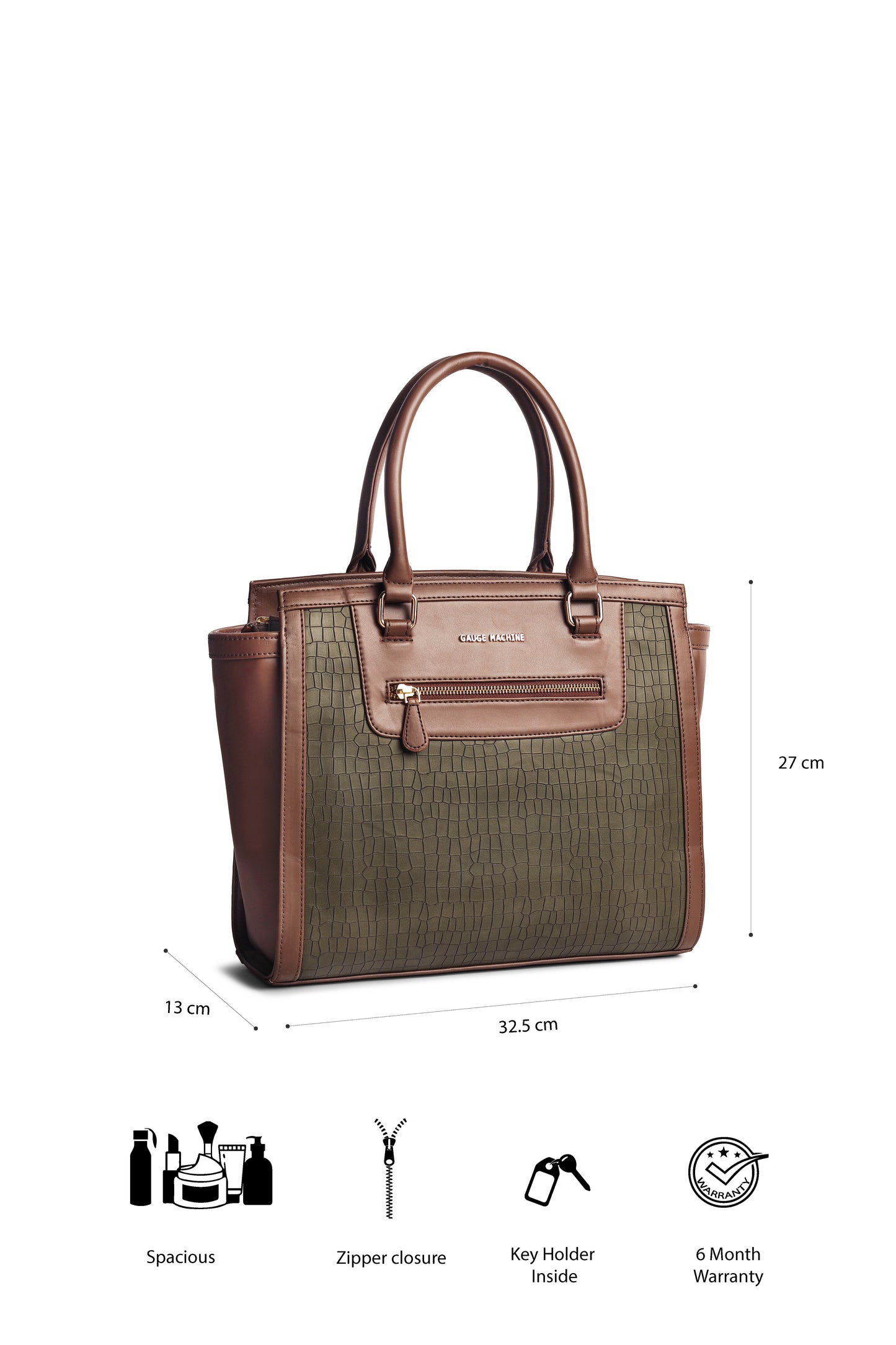 Green Celestial Charm Hand Bag