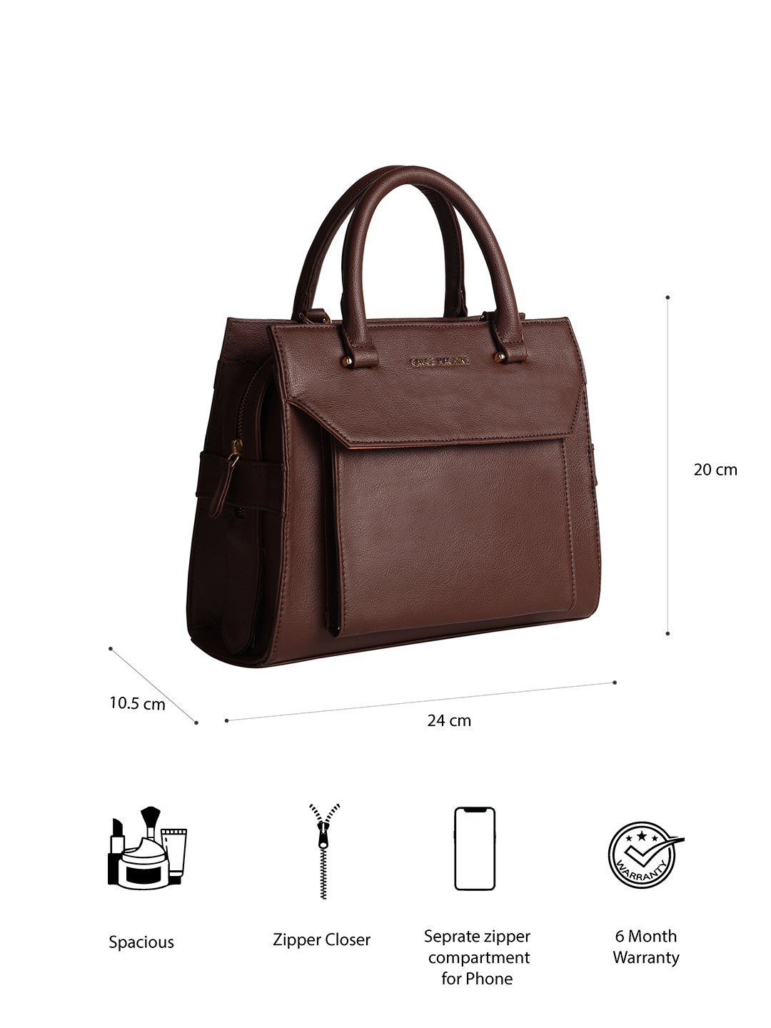 Brown Urbane Bliss Handbag