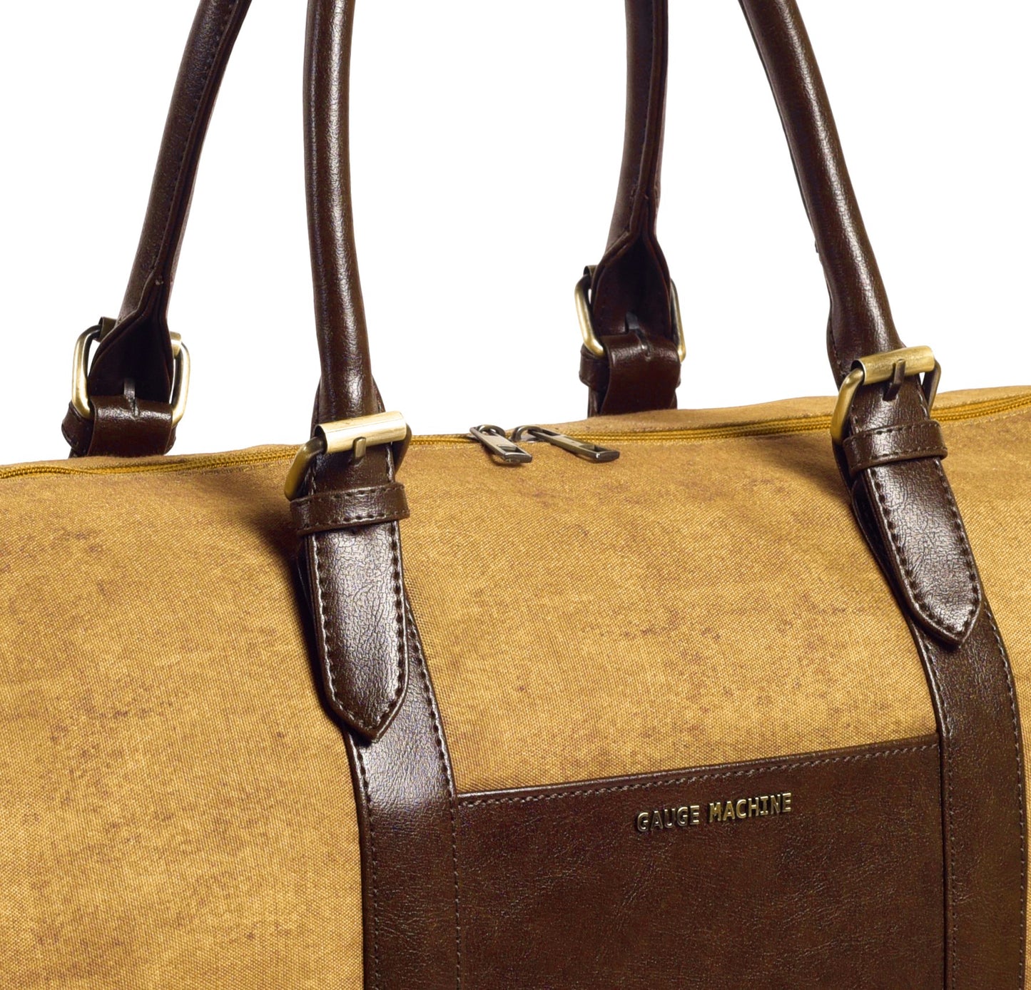 Gauge Machine Brown Gladstone Duffle Bag