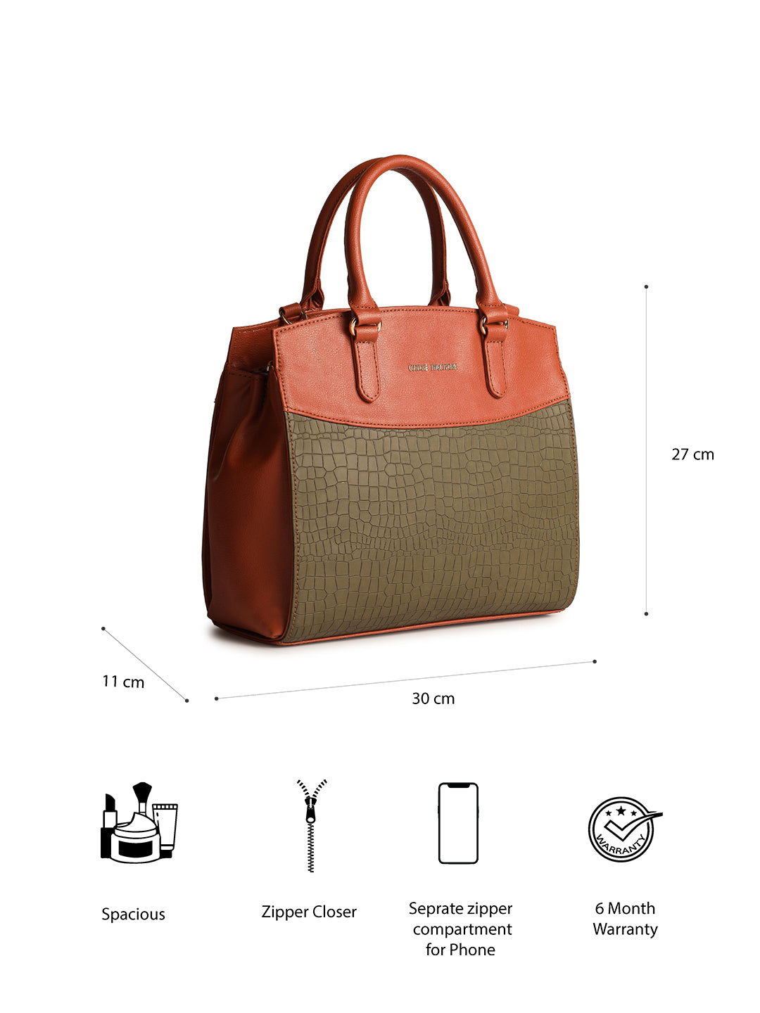 Grandeur tan Handbag