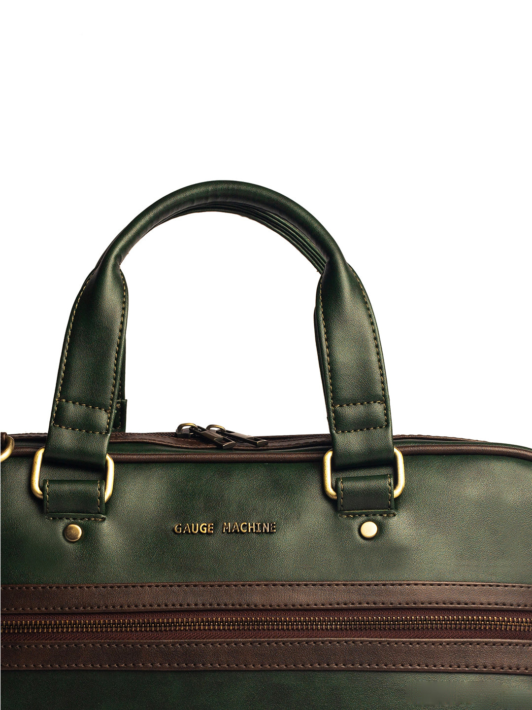 Gauge Machine 16" Olive Laptop messenger Bag with Detachable Strap