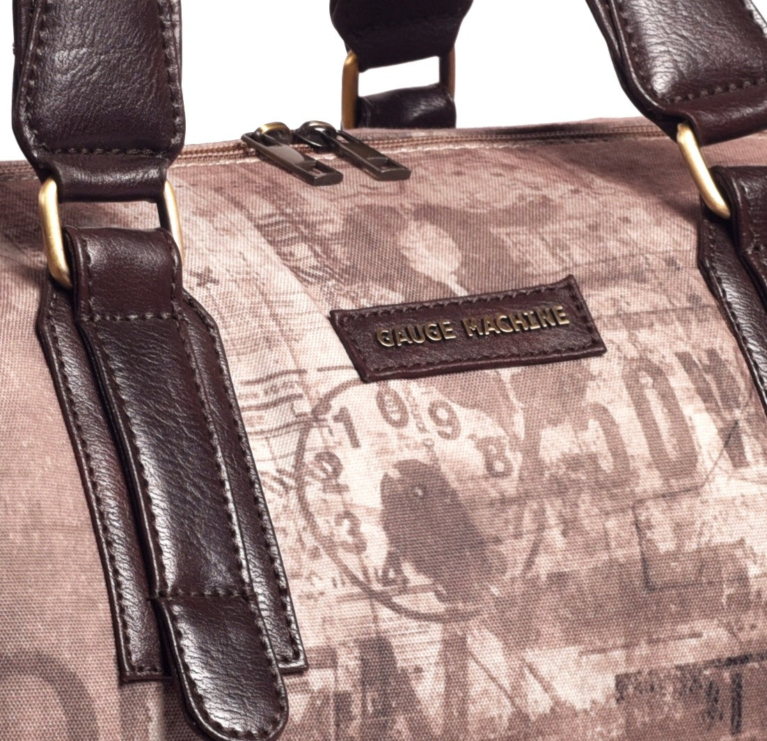Gauge Machine Brown Duffle Day Bag