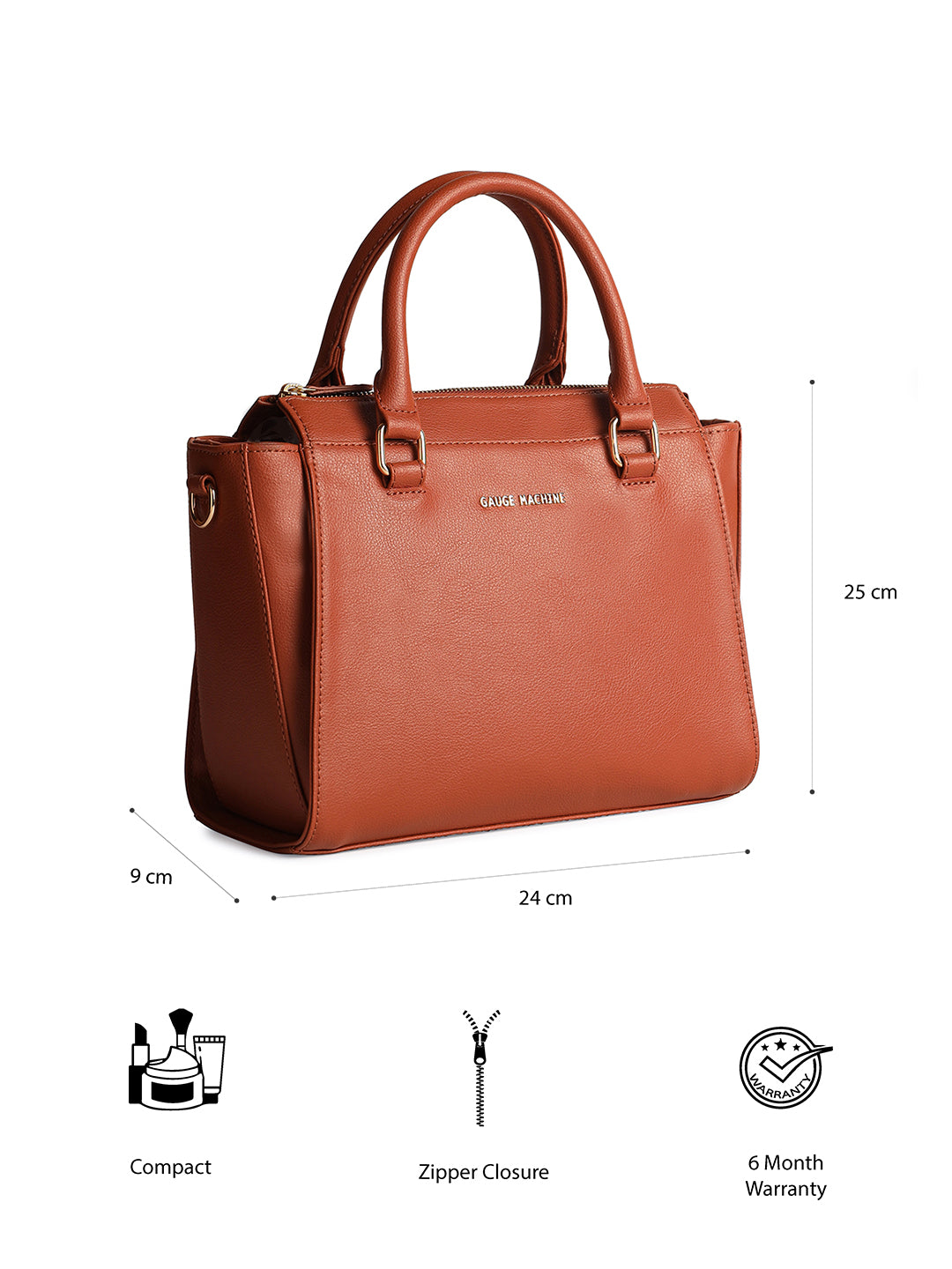 Noir Tan Handbag