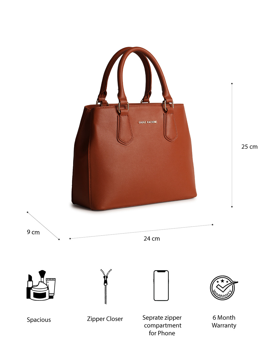 Mystique melange Tan Handbag