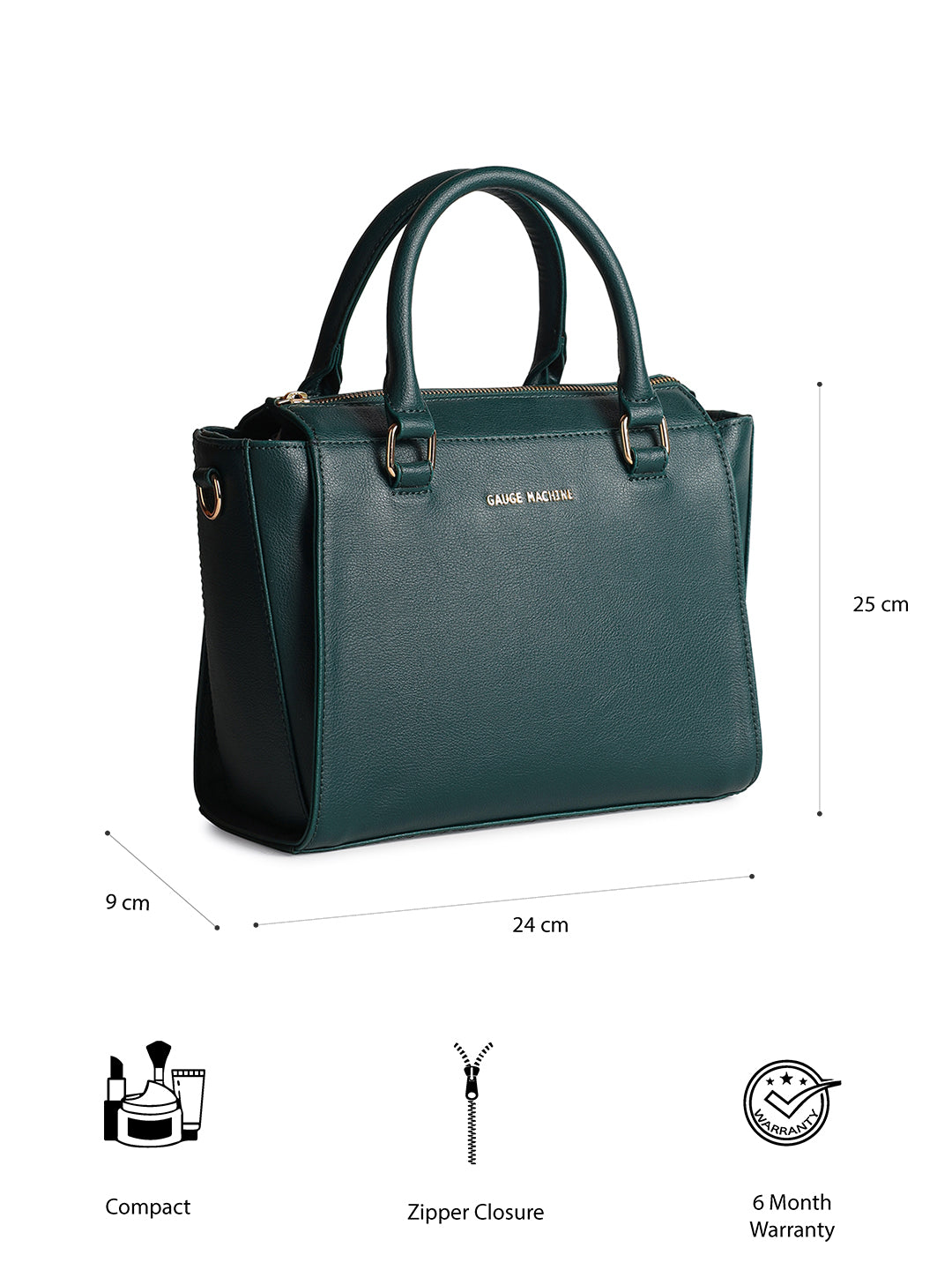 Noir Green Handbag