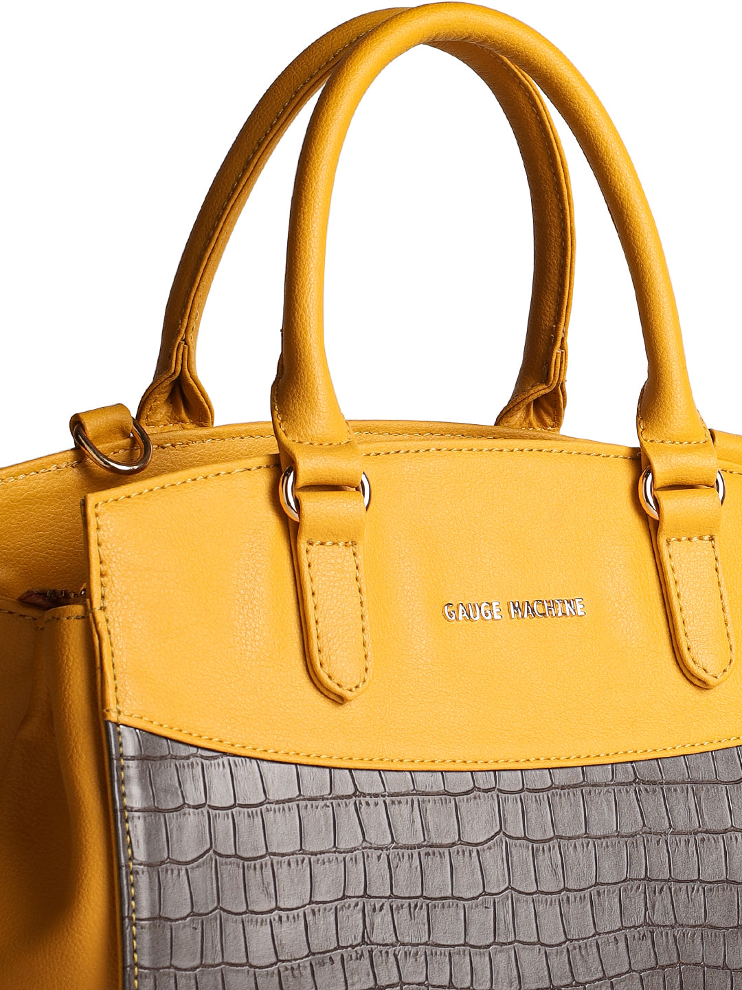 Grandeur yellow Handbag