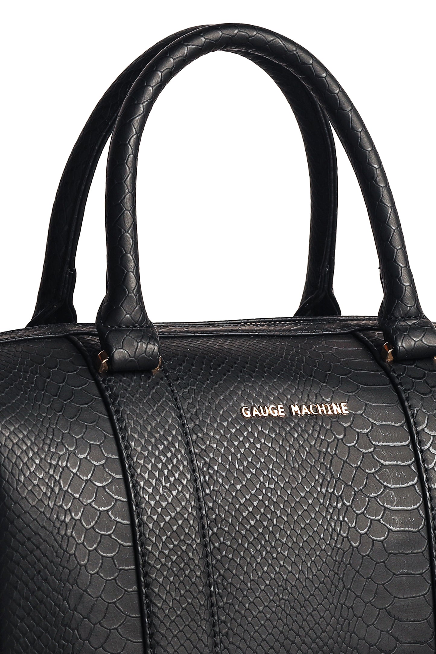 Gauge Machine Black Lounge Bowling Handbag Bag