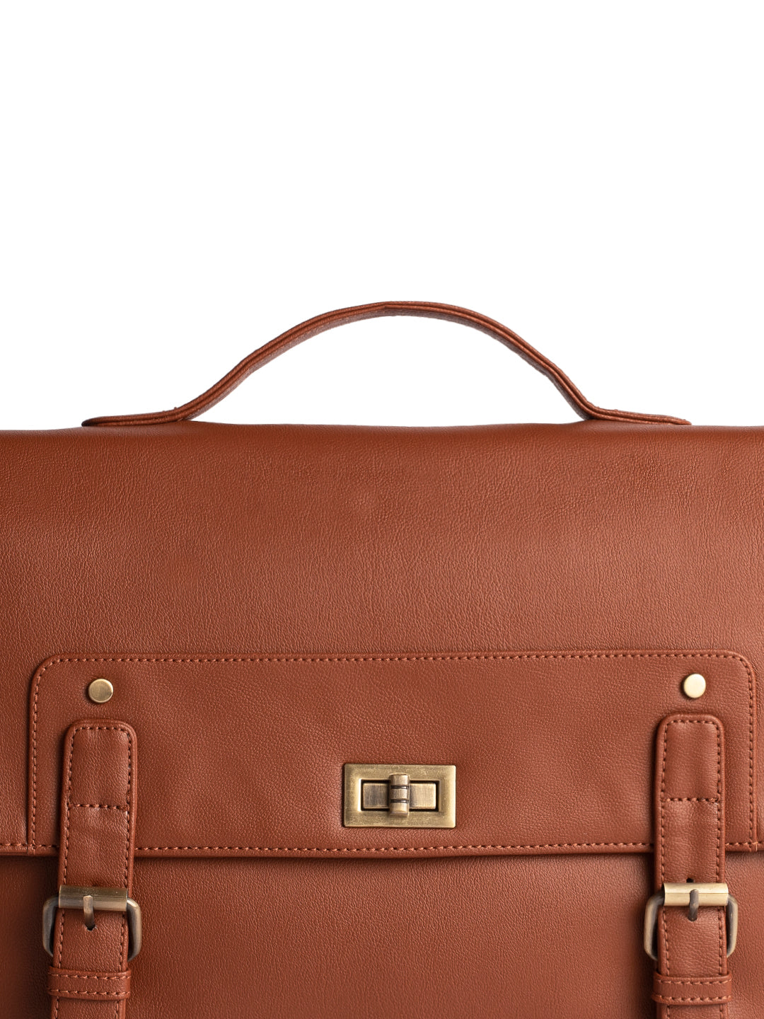 Gauge Machine 16" Camel Laptop messenger Bag with Detachable Strap
