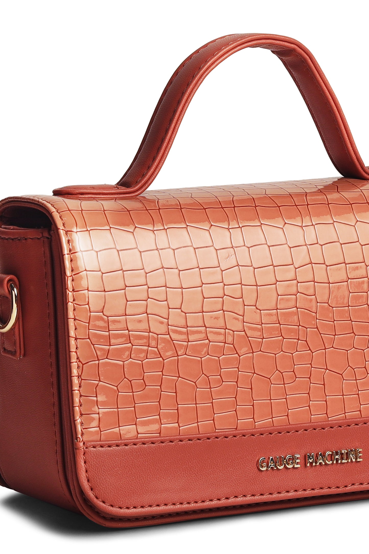 Gauge Machine Plush Nude Sling Hand Bag