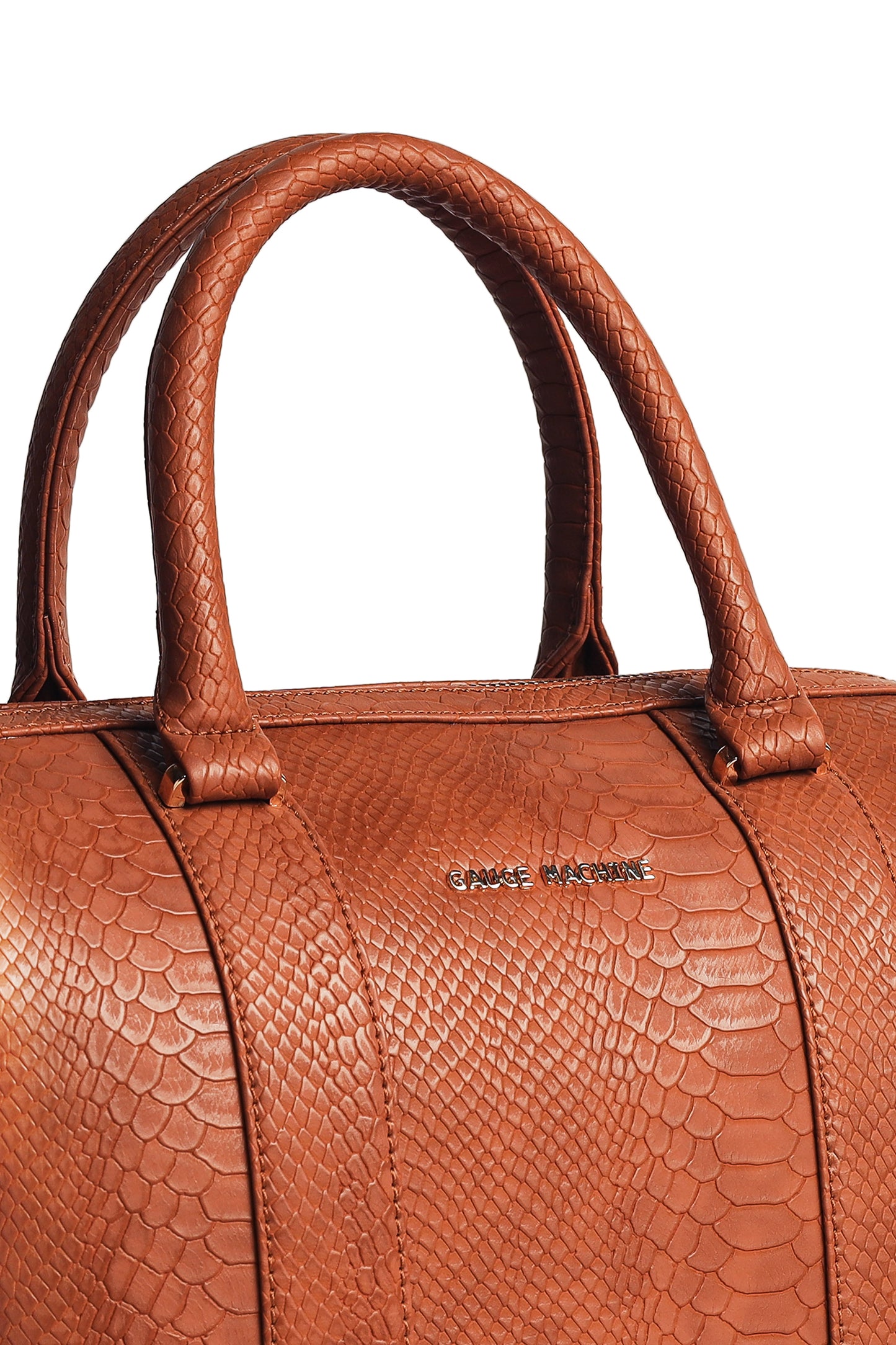 Gauge Machine Tan Lounge Bowling Handbag Bag