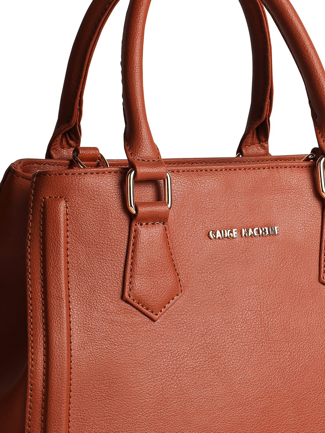 Enigma Tan Handbag