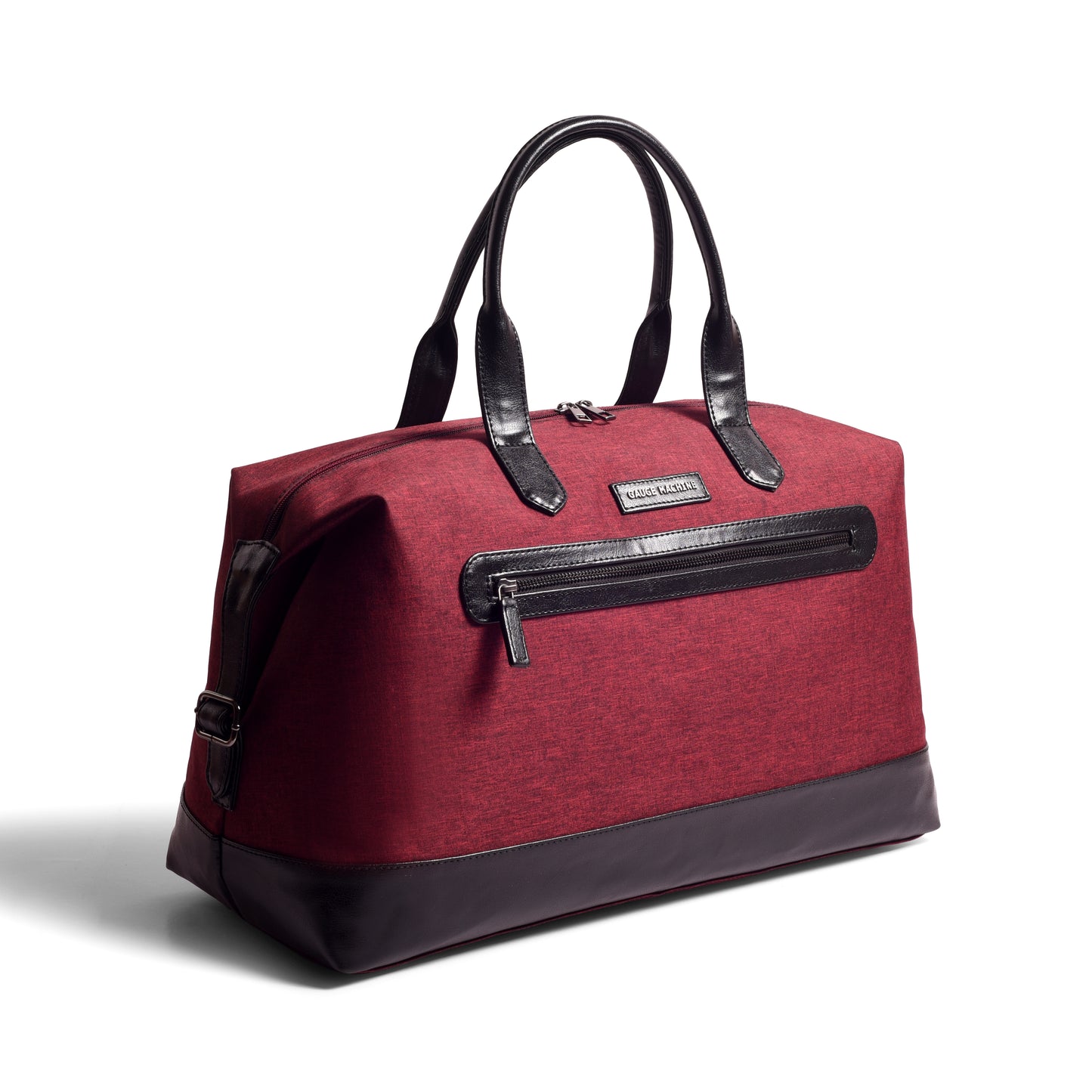 Gauge Machine Milange Burgundy Duffle Bag