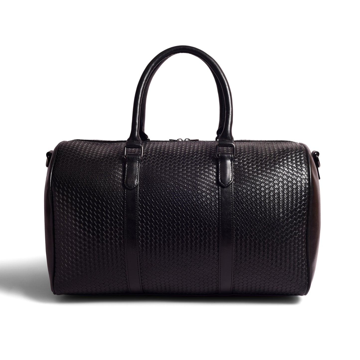 Gauge Machine Black Weave Duffle Bag