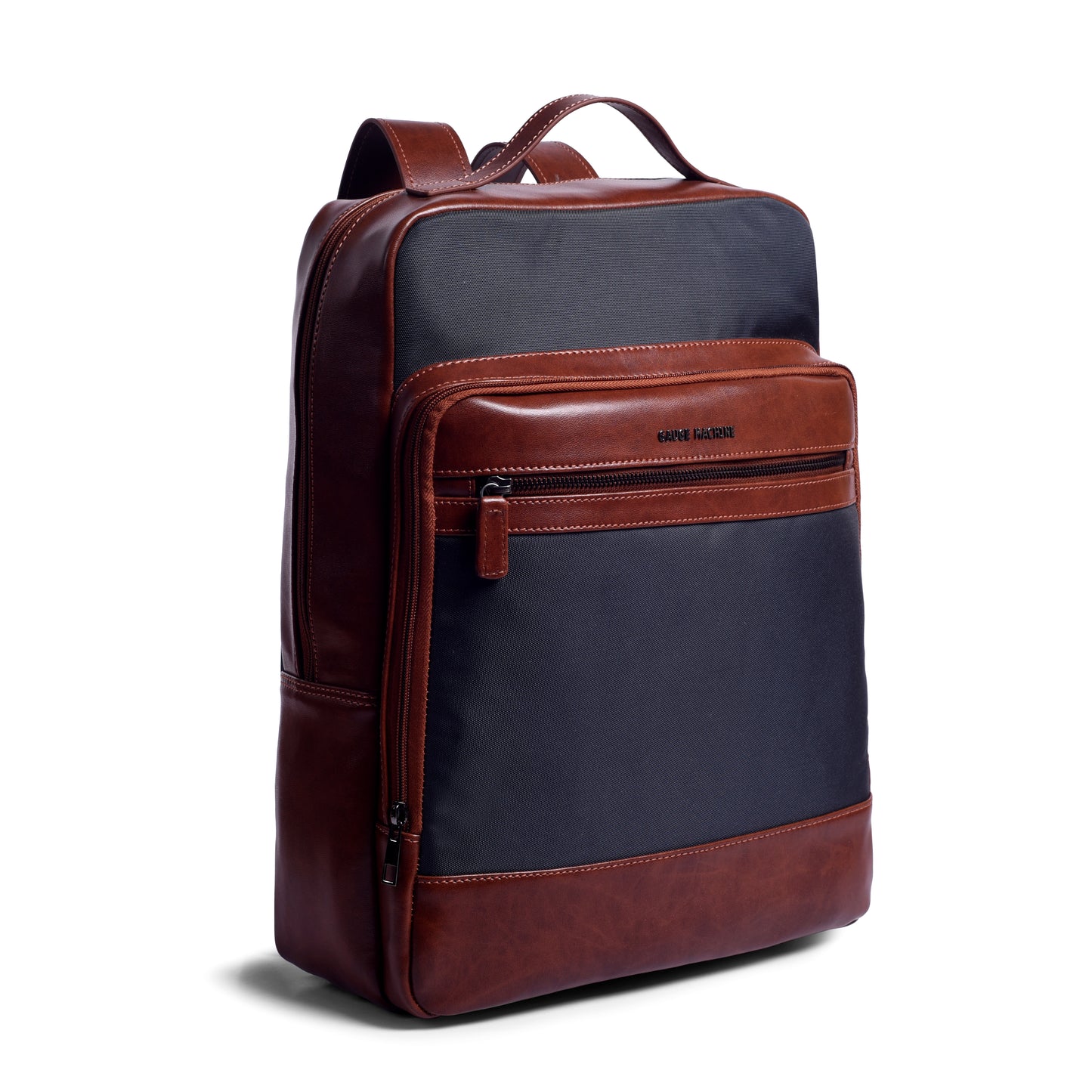 Gauge Machine Tailored Brown Backpack