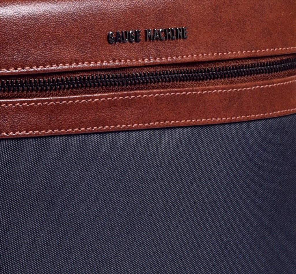 Gauge Machine Tailored Brown Backpack