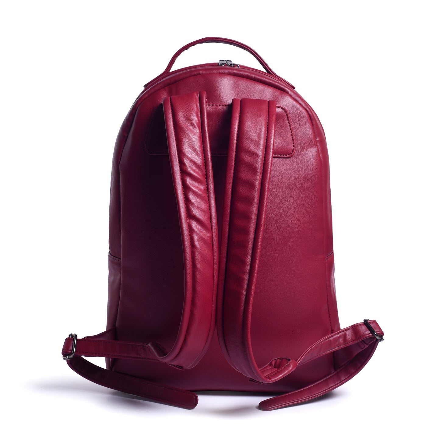 Gauge Machine Burgundy Backpack with Blue Kangaroo Pouch