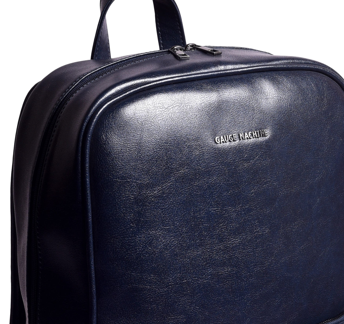 Gauge Machine Navy Blue Backpack with Front Pocket