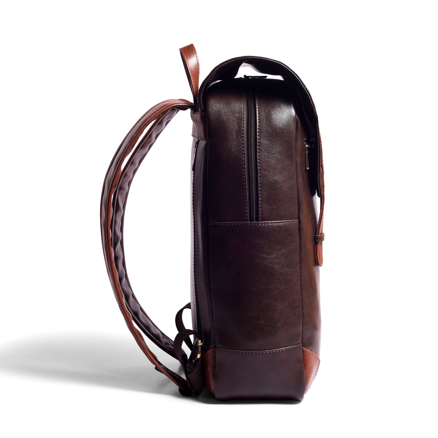 Gauge Machine Dark Brown Travel Backpack with Laptop Compartment