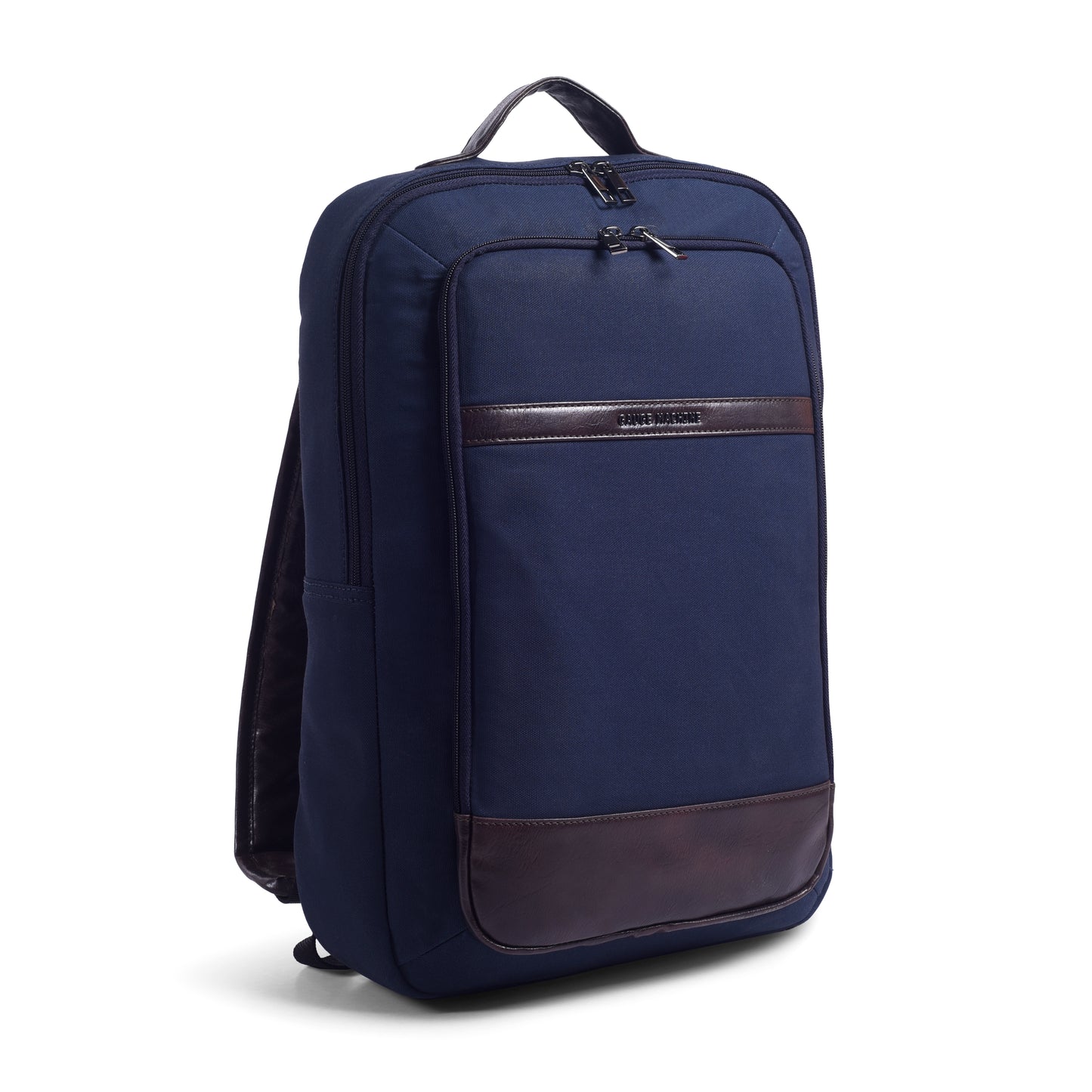 Gauge Machine Blue Backpack with Front Sleeve