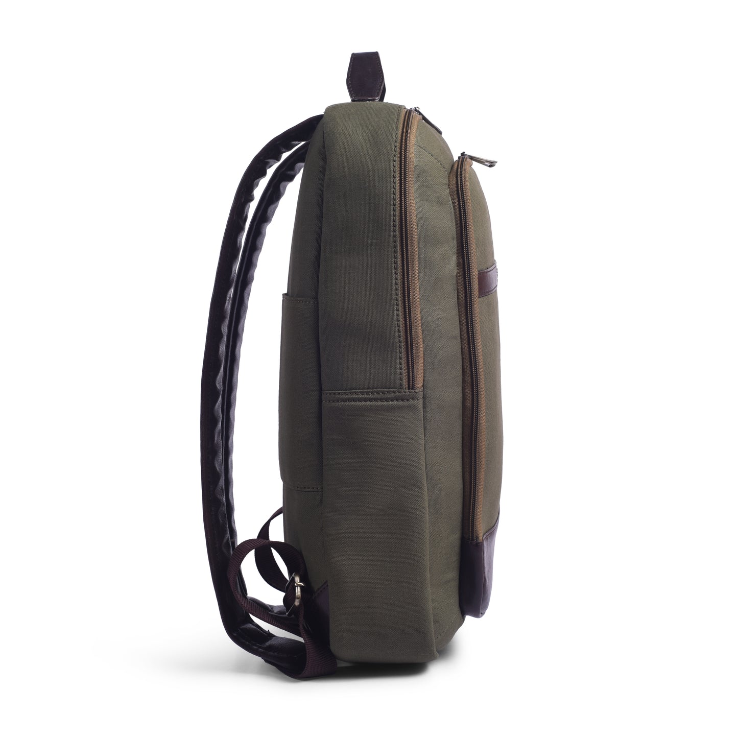 Gauge Machine Olive Backpack with Front Sleeve
